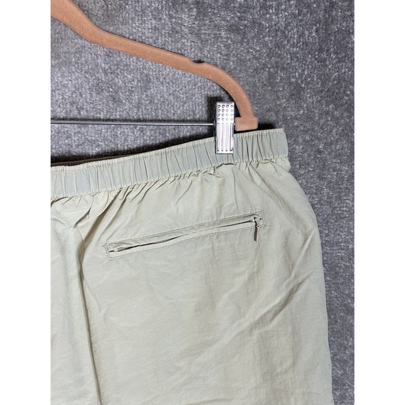 Columbia Sportswear Nylon Pull On Buckle Swim Trunks Mens Size XXL Khaki Pockets - Picture 6 of 11